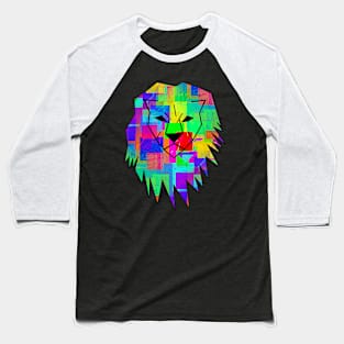 Colorful Lion Baseball T-Shirt